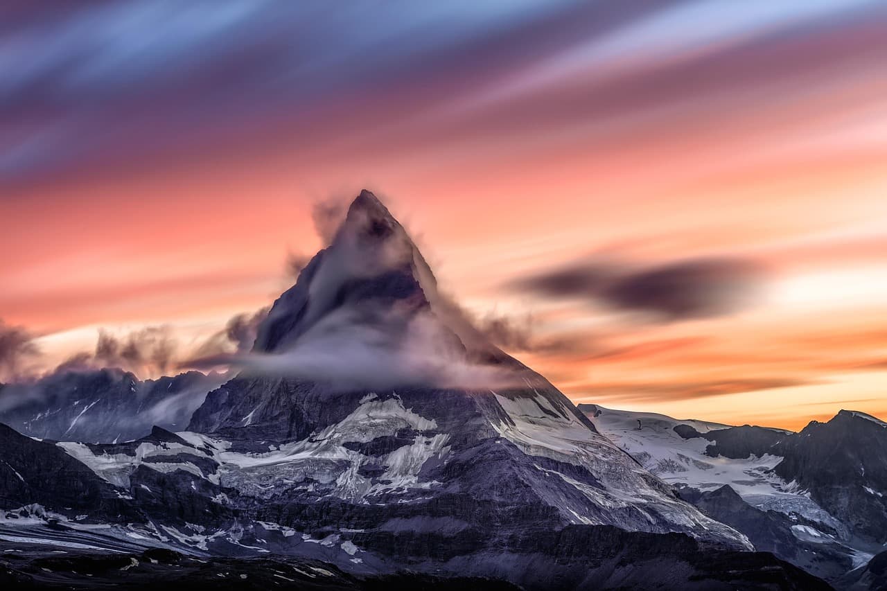 Zermatt retreat location - majestic alpine mountains